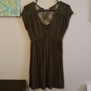 Olive green dress